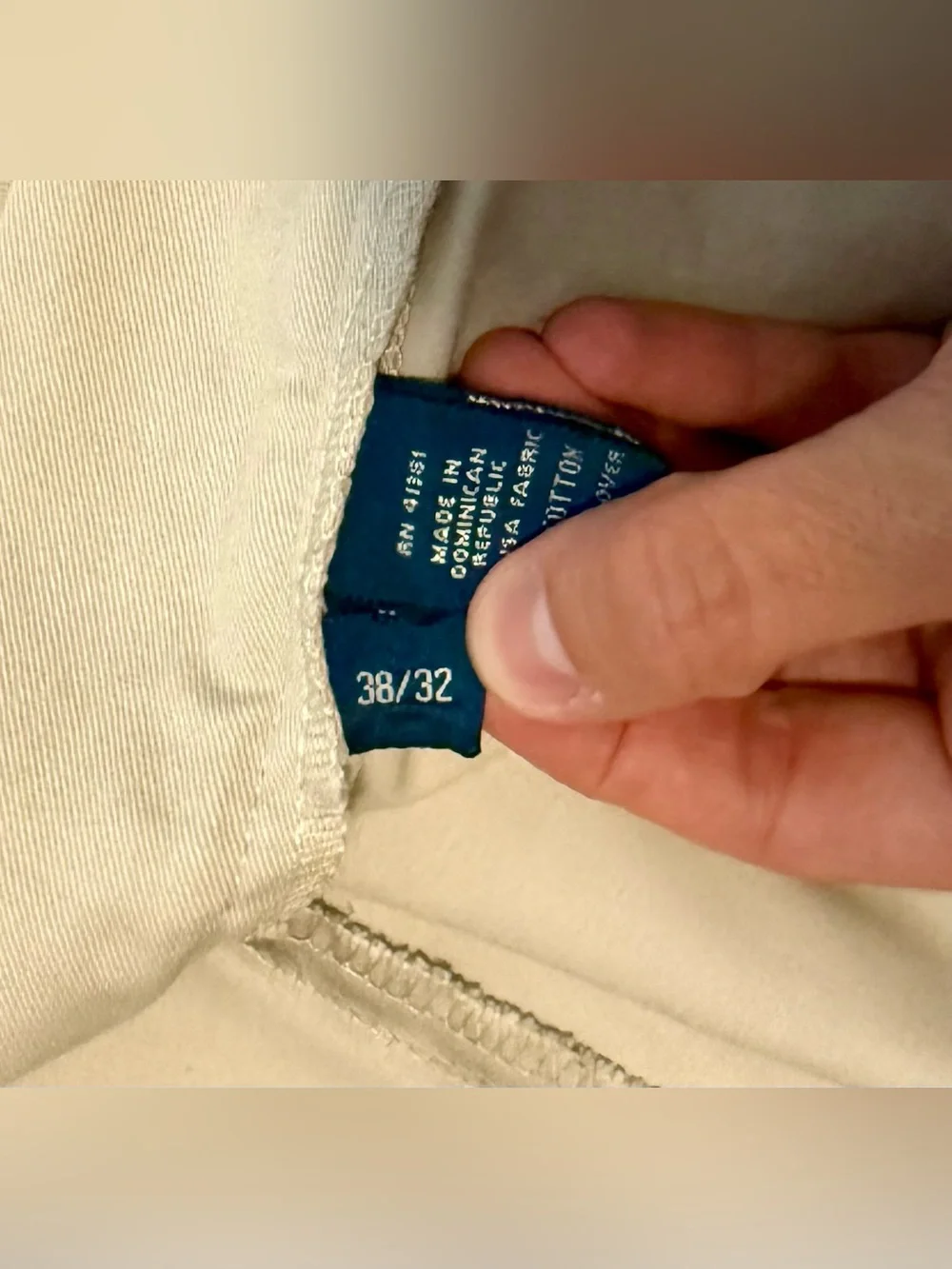Polo Ralph Lauren Andrew Chino Pants Pleated Beige Khaki Men’s 38x32 (Fit 37x31)